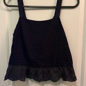 J. Crew Navy Sleeveless Top